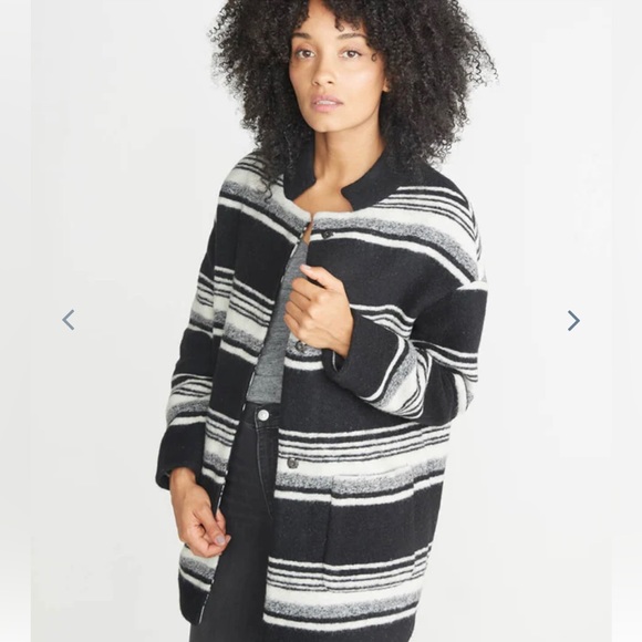 Marine Layer Wool Cocoon Coat - Picture 3 of 9